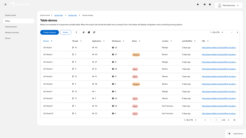 Sortable - responsive screenshot